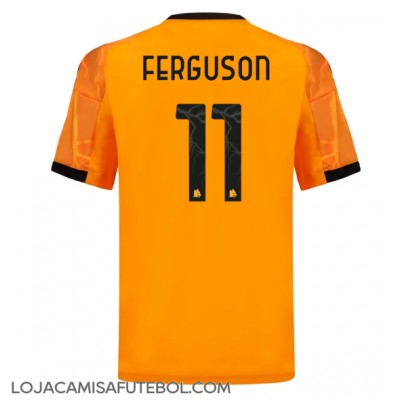 Camisa de Futebol AS Roma Evan Ferguson #11 Equipamento Secundário 2025-26 Manga Curta Camisa de Futebol AS Roma Evan Ferguson #11 Equipamento Secundário 2025-26 Manga Curta